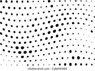 Abstract halftone wave dotted background. Halftone twisted grunge pattern, dot, circle.  Vector modern optical halftone pop art texture for poster, business card, cover, label mock-up, sticker layout