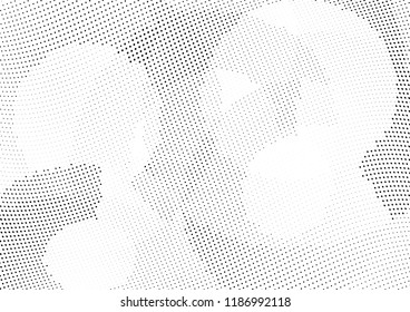 Abstract halftone wave dotted background. Halftone twisted grunge pattern, dot, circle.  Vector modern optical halftone pop art texture for poster, business card, cover, label mock-up, sticker layout
