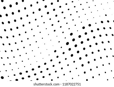 Abstract halftone wave dotted background. Halftone twisted grunge pattern, dot, circle.  Vector modern optical halftone pop art texture for poster, business card, cover, label mock-up, sticker layout