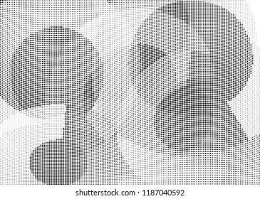 Abstract halftone wave dotted background. Halftone twisted grunge pattern, dot, circle.  Vector modern optical halftone pop art texture for poster, business card, cover, label mock-up, sticker layout