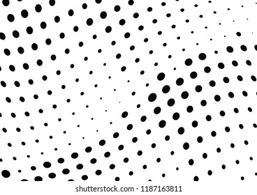 Abstract halftone wave dotted background. Halftone twisted grunge pattern, dot, circle.  Vector modern optical halftone pop art texture for poster, business card, cover, label mock-up, sticker layout