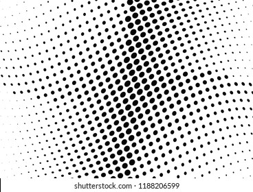 Abstract halftone wave dotted background. Halftone twisted grunge pattern, dot, circle.  Vector modern optical halftone pop art texture for poster, business card, cover, label mock-up, sticker layout