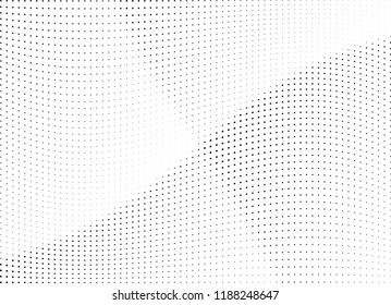 Abstract halftone wave dotted background. Halftone twisted grunge pattern, dot, circle.  Vector modern optical halftone pop art texture for poster, business card, cover, label mock-up, sticker layout