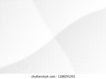 Abstract halftone wave dotted background. Halftone twisted grunge pattern, dot, circle.  Vector modern optical halftone pop art texture for poster, business card, cover, label mock-up, sticker layout
