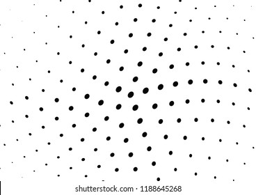 Abstract halftone wave dotted background. Halftone twisted grunge pattern, dot, circle.  Vector modern optical halftone pop art texture for poster, business card, cover, label mock-up, sticker layout