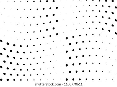 Abstract halftone wave dotted background. Halftone twisted grunge pattern, dot, circle.  Vector modern optical halftone pop art texture for poster, business card, cover, label mock-up, sticker layout