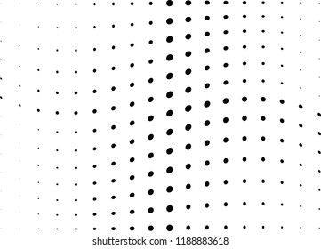 Abstract halftone wave dotted background. Halftone twisted grunge pattern, dot, circle.  Vector modern optical halftone pop art texture for poster, business card, cover, label mock-up, sticker layout