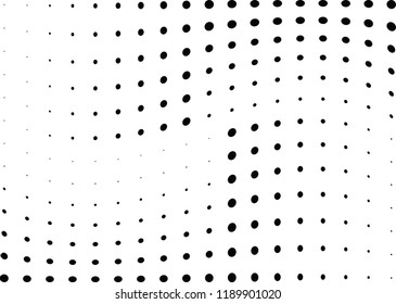 Abstract halftone wave dotted background. Halftone twisted grunge pattern, dot, circle.  Vector modern optical halftone pop art texture for poster, business card, cover, label mock-up, sticker layout