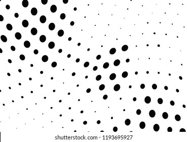 Abstract halftone wave dotted background. Halftone twisted grunge pattern, dot, circle.  Vector modern optical halftone pop art texture for poster, business card, cover, label mock-up, sticker layout