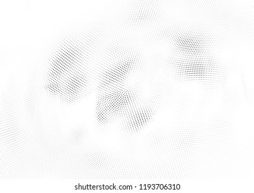 Abstract halftone wave dotted background. Halftone twisted grunge pattern, dot, circle.  Vector modern optical halftone pop art texture for poster, business card, cover, label mock-up, sticker layout