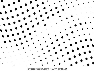 Abstract halftone wave dotted background. Halftone twisted grunge pattern, dot, circle.  Vector modern optical halftone pop art texture for poster, business card, cover, label mock-up, sticker layout