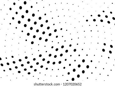 Abstract halftone wave dotted background. Halftone twisted grunge pattern, dot, circle.  Vector modern optical halftone pop art texture for poster, business card, cover, label mock-up, sticker layout