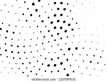 Abstract halftone wave dotted background. Halftone twisted grunge pattern, dot, circle.  Vector modern optical halftone pop art texture for poster, business card, cover, label mock-up, sticker layout