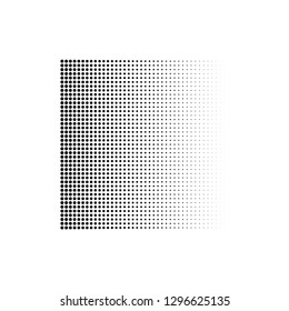 Abstract halftone wave dotted background