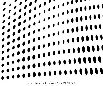 Abstract halftone wave dotted background