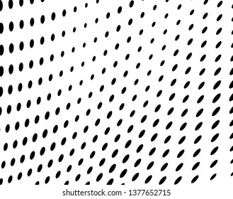 Abstract halftone wave dotted background