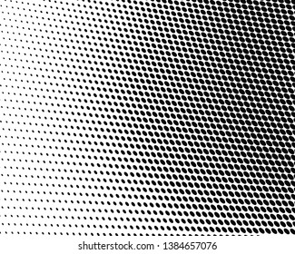 Abstract halftone wave dotted background
