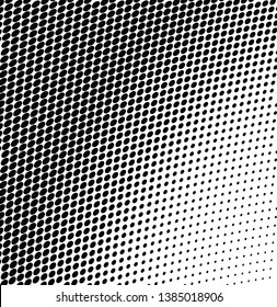 Abstract halftone wave dotted background