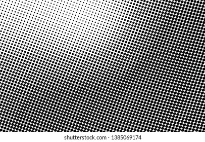 Abstract halftone wave dotted background