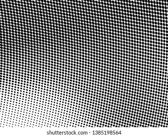 Abstract halftone wave dotted background