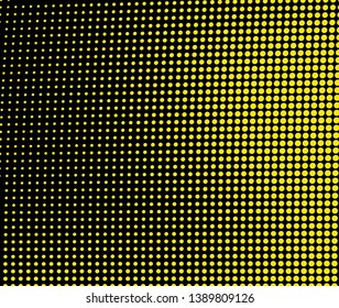 Abstract halftone wave dotted background. Vector pop art texture for printing and textile design
