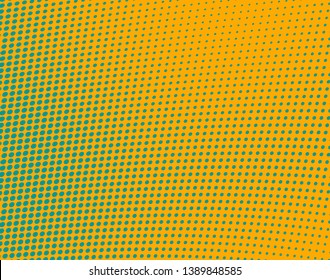 Abstract halftone wave dotted background. Vector pop art texture for printing and textile design