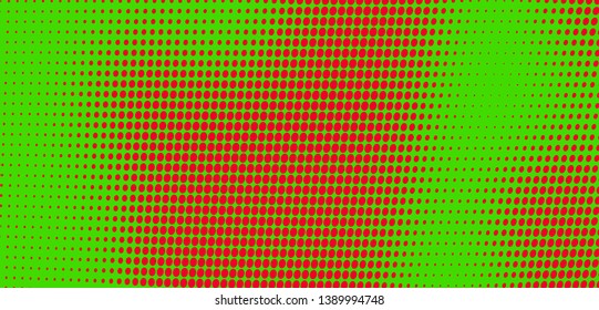 Abstract halftone wave dotted background. Vector pop art texture for printing and textile design