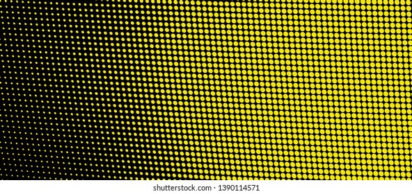 Abstract halftone wave dotted background. Vector pop art texture for printing and textile design