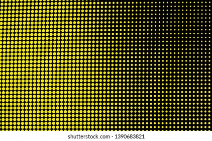 Abstract halftone wave dotted background. Vector pop art texture for printing and textile design