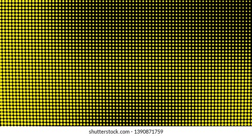 Abstract halftone wave dotted background. Vector pop art texture for printing and textile design
