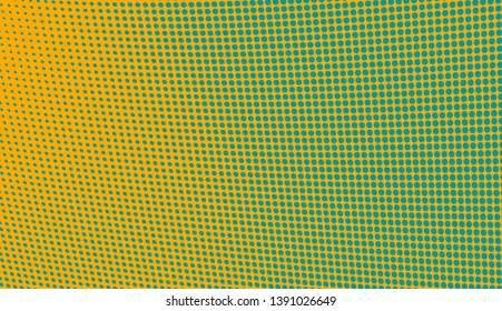 Abstract halftone wave dotted background. Vector pop art texture for printing and textile design