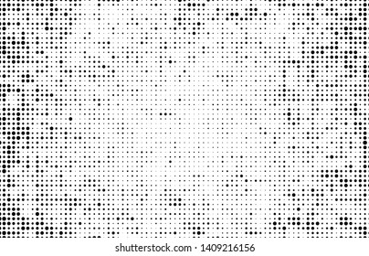 Abstract halftone wave dotted background. Monochrome texture of dots for printing