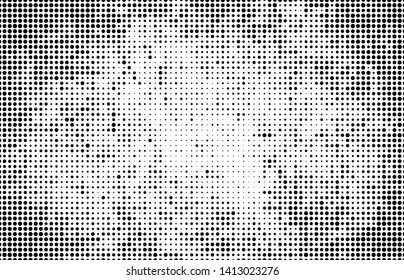 Abstract halftone wave dotted background. Monochrome texture of dots for printing