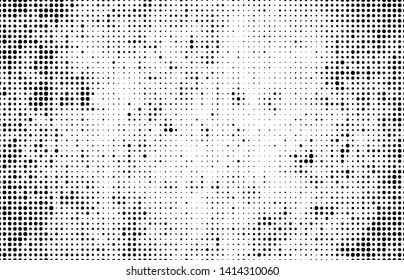 Abstract halftone wave dotted background. Monochrome texture of dots for printing