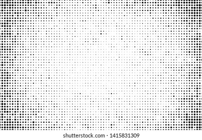 Abstract halftone wave dotted background. Monochrome texture of dots for printing