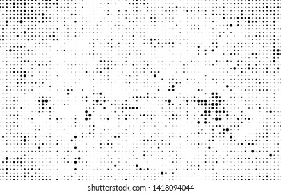 Abstract halftone wave dotted background. Monochrome texture of dots for printing