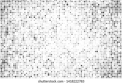 Abstract halftone wave dotted background. Monochrome texture of dots for printing