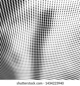 Abstract halftone wave dotted background