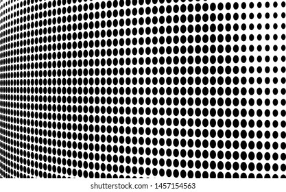 Abstract halftone wave dotted background
