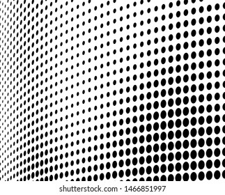 Abstract halftone wave dotted background