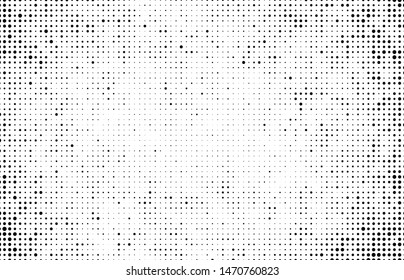 Abstract halftone wave dotted background. Monochrome texture of dots for printing