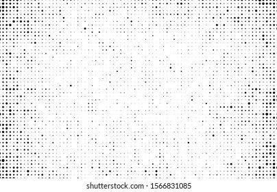 Abstract halftone wave dotted background. Monochrome texture of dots for printing