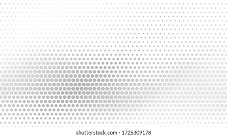 Abstract halftone wave dotted background. Modern monochrome background. Futuristic grunge pattern, dot, wave. Vector modern optical halftone texture for sites, poster, business card, cover.