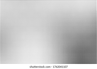 Abstract halftone wave dotted background