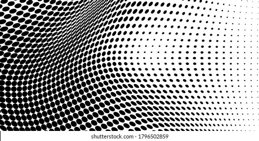 Abstrakter Halbtonhintergrund Futuristische, verdrehte Grunge-Muster