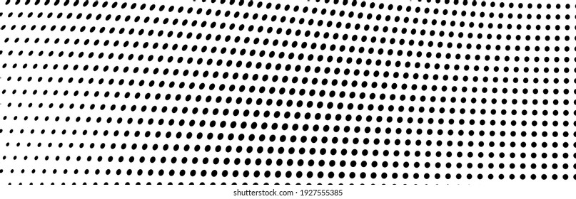 Abstract halftone wave dotted background