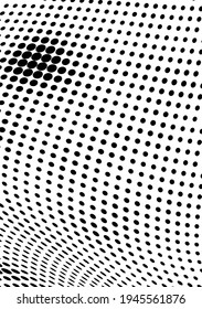 Resumen de la ola de media tonalidad salpicada de fondo. Textura moderna de arte pop óptico vectorial para carteles, tarjetas de visita, cubierta