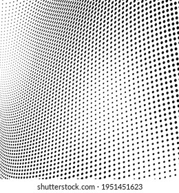 Abstract halftone wave dotted background