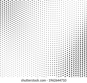 Abstract halftone wave dotted background