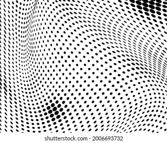 Abstrakter Halbtonhintergrund Vektorgrafik-Textur für moderne optische Pop-Art für Poster, Visitenkarten, Cover